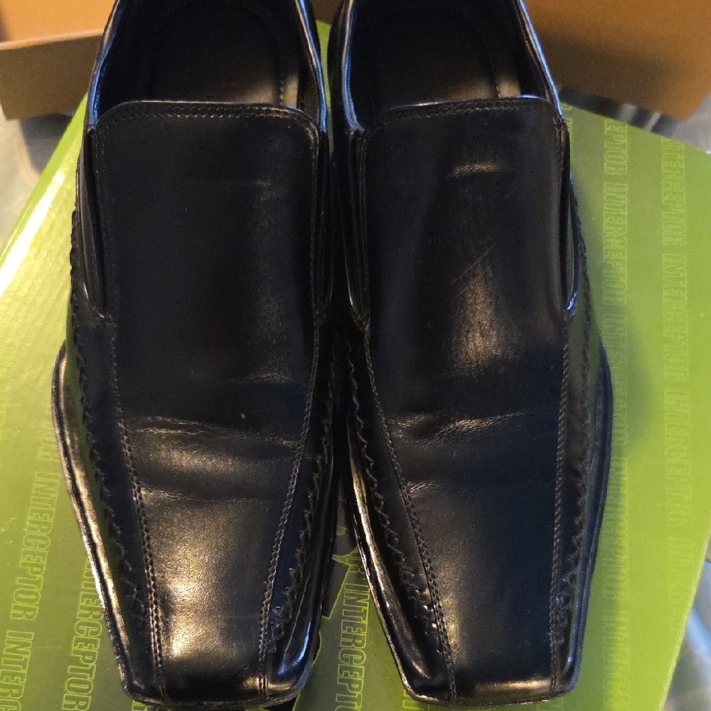 Men's Black Leather Shoes
